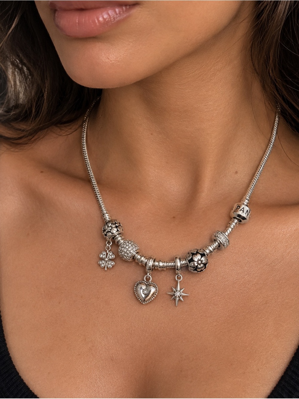 Pandora Silver Snake Chain- Silver